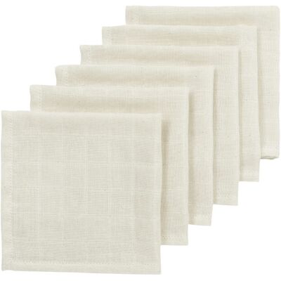 Meyco Sada plenek 30x30 cm (6ks) - Nature Meyco Sada plenek 30x30 cm (6ks) - Nature