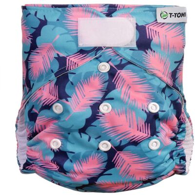 T-Tomi Kalhotková plena AIO - přebalovací set suchý zip - FEATHERS T-Tomi Kalhotková plena AIO - přebalovací set suchý zip - FEATHERS