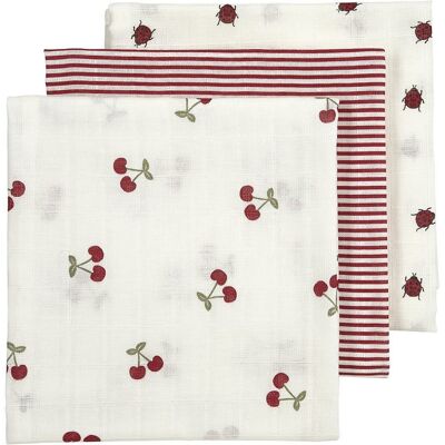 Meyco Mušelínové pleny 70x70 cm 3-balení - Girly Garden Meyco Mušelínové pleny 70x70 cm 3-balení - Girly Garden