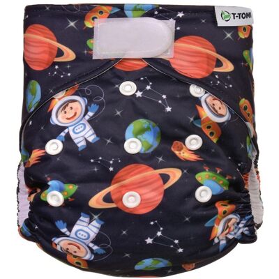 T-Tomi Kalhotková plena AIO - přebalovací set suchý zip - UNIVERSE T-Tomi Kalhotková plena AIO - přebalovací set suchý zip - UNIVERSE