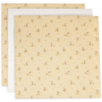 Jollein Pleny 3 ks 70x70 cm Kangaroots Jollein Pleny 3 ks 70x70 cm Kangaroots
