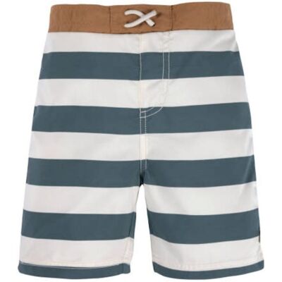 Lässig Splash Board Shorts block stripes milky/blue - 7-12m Lässig Splash Board Shorts block stripes milky/blue - 7-12m