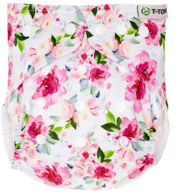 T-Tomi Kalhotková plena AIO - přebalovací set patentky - ROSES T-Tomi Kalhotková plena AIO - přebalovací set patentky - ROSES