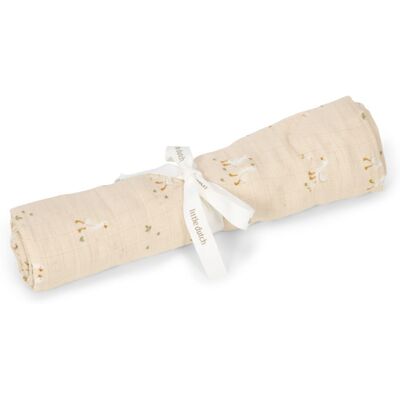 Little Dutch Plena zavinovací 120x120 cm Husa Newborn Naturals Little Dutch Plena zavinovací 120x120 cm Husa Newborn Naturals