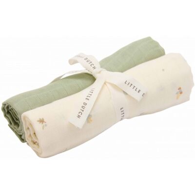 Little Dutch Pleny 70x70cm Forest Treasures & Sage 2 ks Little Dutch Pleny 70x70cm Forest Treasures & Sage 2 ks
