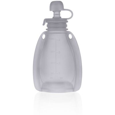 Zopa Opakovanelně Použitelný Silikonový Pytlík na Jídlo pro Děti - 120 ml - Šedý Zopa Opakovanelně Použitelný Silikonový Pytlík na Jídlo pro Děti - 120 ml - Šedý
