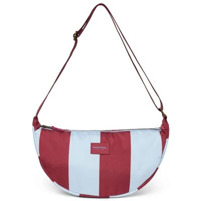 Studio Noos Bold Stripe Adult FANNY kabelka Bordeaux Lignt Blue Studio Noos Bold Stripe Adult FANNY kabelka Bordeaux Lignt Blue