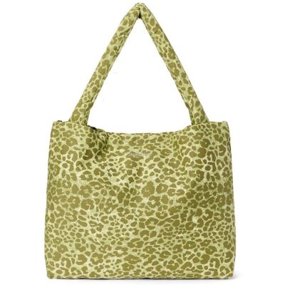 Studio Noos Cotton MOM BAG přebalovací taška Green Leopard Studio Noos Cotton MOM BAG přebalovací taška Green Leopard