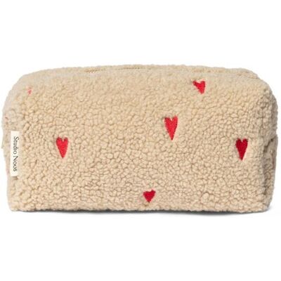Studio Noos Teddy Hearts POUCH kabelka Ecru Hearts Studio Noos Teddy Hearts POUCH kabelka Ecru Hearts