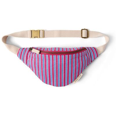 Studio Noos Poplin Mini FANNY kabelka Raspberry Striped Studio Noos Poplin Mini FANNY kabelka Raspberry Striped
