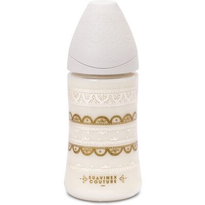 Suavinéx lahev Haute Couture silikon 270ml - BÍLÁ Suavinéx lahev Haute Couture silikon 270ml - BÍLÁ