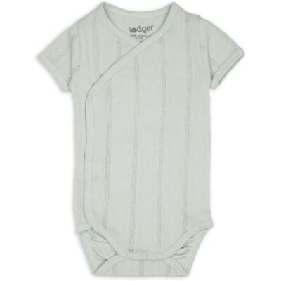 LODGER Body s krátkým rukávem Pointelle Silk vel. 62 LODGER Body s krátkým rukávem Pointelle Silk vel. 62