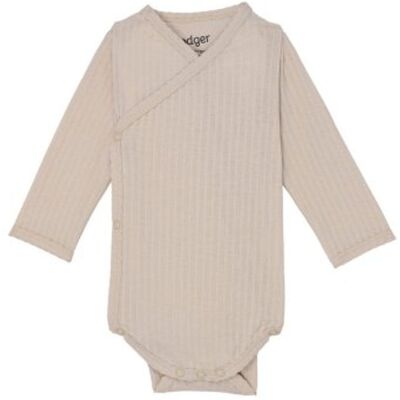LODGER Romper LS Seersucker Birch 68 LODGER Romper LS Seersucker Birch 68