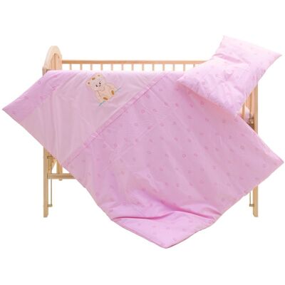 Scarlett Dětské povlečení 2-dílné Méďa růžové 100x135cm Scarlett Dětské povlečení 2-dílné Méďa růžové 100x135cm