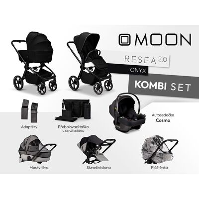Moon Resea 2.0 Kombi set - ONYX Moon Resea 2.0 Kombi set - ONYX