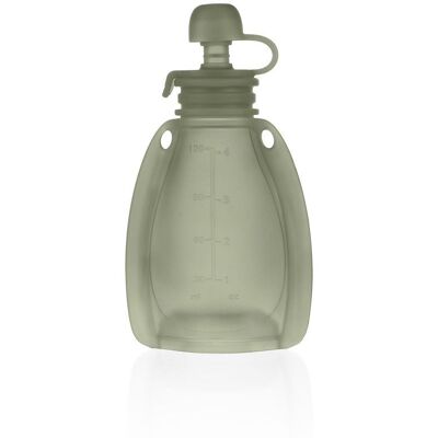 ZOPA Silikonová plnitelná kapsička na dětskou stravu - Transparent Green ZOPA Silikonová plnitelná kapsička na dětskou stravu - Transparent Green