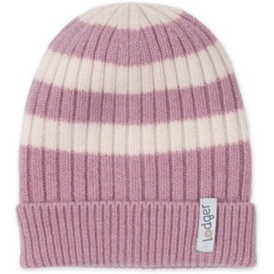 LODGER Čepice Stripe Merino Mauve 3 - 6 měsíců LODGER Čepice Stripe Merino Mauve 3 - 6 měsíců