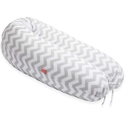 Scamp Kojící polštář 155x30 (ZigzagGreyWhite) Scamp Kojící polštář 155x30 (ZigzagGreyWhite)