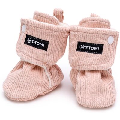 T-Tomi Zateplené capáčky Pink - 6-9 měsíců T-Tomi Zateplené capáčky Pink - 6-9 měsíců