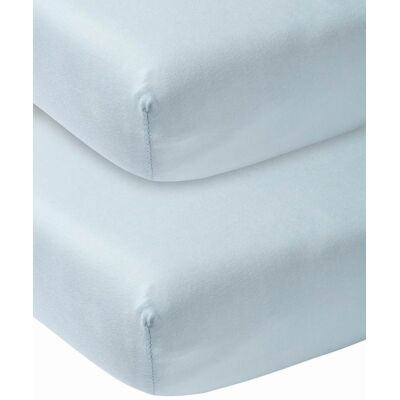 Meyco Žerzejové prostěradlo 40x80/90 - Light blue Meyco Žerzejové prostěradlo 40x80/90 - Light blue