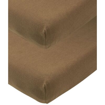 Meyco Žerzejové prostěradlo 40x80/90 - Chocolate Meyco Žerzejové prostěradlo 40x80/90 - Chocolate