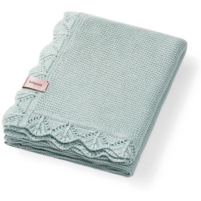 BABYONO Deka pletená bambusová 75 x 100 cm - Green BABYONO Deka pletená bambusová 75 x 100 cm - Green