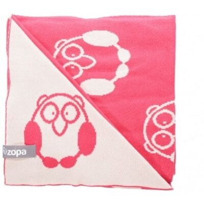 ZOPA Dětská deka (100x80) Little Owl - Redwine ZOPA Dětská deka (100x80) Little Owl - Redwine