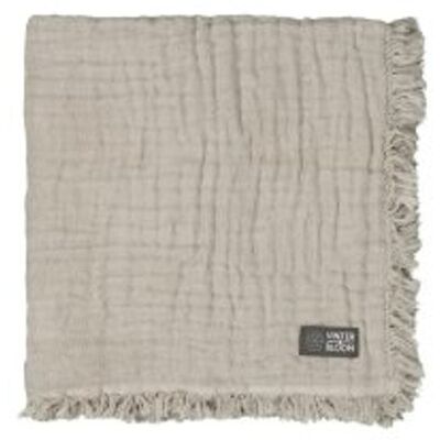 VINTER & BLOOM Deka Feather Muslin Organic Pebble Greige VINTER & BLOOM Deka Feather Muslin Organic Pebble Greige