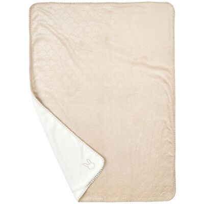 Nattou - Supersoft Wavy Sable - Měkká, Přenosná deka od Narození Nattou - Supersoft Wavy Sable - Měkká, Přenosná deka od Narození