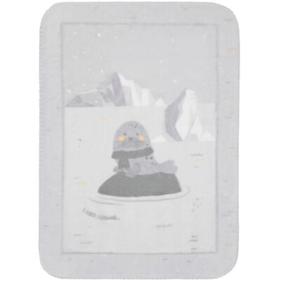 KikkaBoo Dětská deka Super Soft 140x110 cm Seally Me KikkaBoo Dětská deka Super Soft 140x110 cm Seally Me
