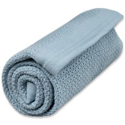 VINTER & BLOOM Deka Soft Grid Organic Dim Blue VINTER & BLOOM Deka Soft Grid Organic Dim Blue