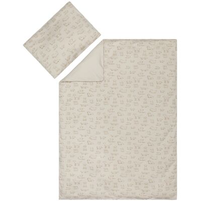 Fillikid Ložní povlečení 2-dílný set Jersey dog beige 100 x 135 cm Fillikid Ložní povlečení 2-dílný set Jersey dog beige 100 x 135 cm
