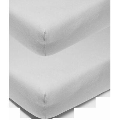 Meyco Žerzejové prostěradlo 60x120 - Light grey Meyco Žerzejové prostěradlo 60x120 - Light grey