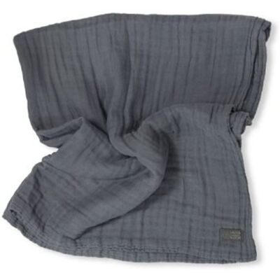 VINTER & BLOOM Deka Layered Muslin Organic Steel Grey VINTER & BLOOM Deka Layered Muslin Organic Steel Grey