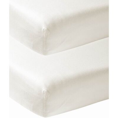 Meyco Žerzejové prostěradlo 70x140/150 - Off white Meyco Žerzejové prostěradlo 70x140/150 - Off white