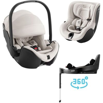 BRITAX RÖMER Autosedačka set Baby-Safe Pro + Vario Base 5Z + autosedačka Dualfix 5z Lux - Soft Taupe BRITAX RÖMER Autosedačka set Baby-Safe Pro + Vario Base 5Z + autosedačka Dualfix 5z Lux - Soft Taupe