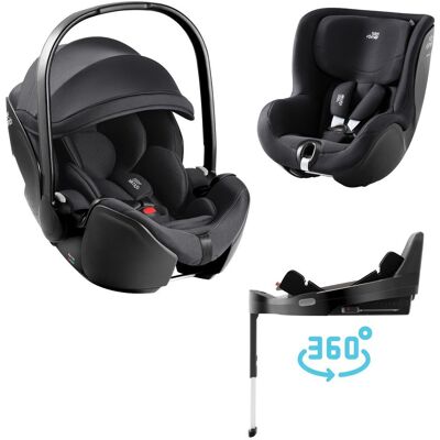 BRITAX RÖMER Autosedačka set Baby-Safe Pro + Vario Base 5Z + autosedačka Dualfix 5z Classic - Deep Black BRITAX RÖMER Autosedačka set Baby-Safe Pro + Vario Base 5Z + autosedačka Dualfix 5z Classic - Deep Black