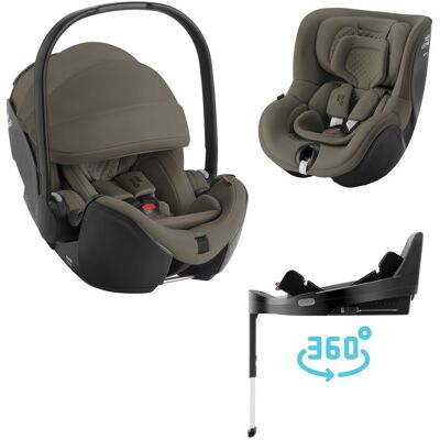 BRITAX RÖMER Autosedačka set Baby-Safe Pro + Vario Base 5Z + autosedačka Dualfix 5z Lux - Urban Olive BRITAX RÖMER Autosedačka set Baby-Safe Pro + Vario Base 5Z + autosedačka Dualfix 5z Lux - Urban Olive