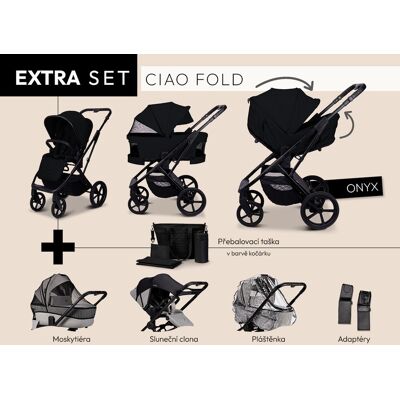 Moon CIAO FOLD extra set - ONYX Moon CIAO FOLD extra set - ONYX
