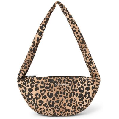 STUDIO NOOS - Cotton Mini Cross Body Bag Brown Leopard STUDIO NOOS - Cotton Mini Cross Body Bag Brown Leopard