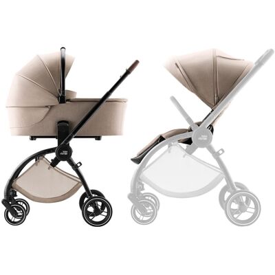 BRITAX RÖMER BRITAX Set kočárek Rio + hluboká korba Style - Teak BRITAX RÖMER BRITAX Set kočárek Rio + hluboká korba Style - Teak