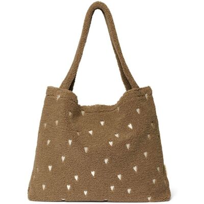Studio Noos Teddy Hearts MOM BAG Brown Hearts Studio Noos Teddy Hearts MOM BAG Brown Hearts