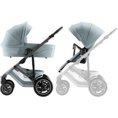 BRITAX RÖMER BRITAX-RÖMER Set kočárek Smile 5Z + hluboká korba Style - Harbor Blue BRITAX RÖMER BRITAX-RÖMER Set kočárek Smile 5Z + hluboká korba Style - Harbor Blue