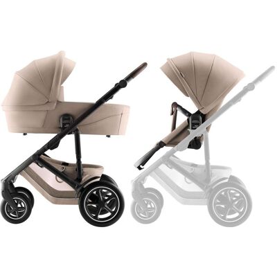 BRITAX RÖMER BRITAX-RÖMER Set kočárek Smile 5Z + hluboká korba Style - Teak BRITAX RÖMER BRITAX-RÖMER Set kočárek Smile 5Z + hluboká korba Style - Teak