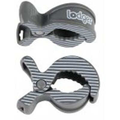 LODGER Swaddle Clip print 2balení Carbon-Stripe LODGER Swaddle Clip print 2balení Carbon-Stripe