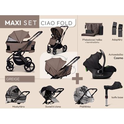 Moon CIAO FOLD maxi set - GREIGE Moon CIAO FOLD maxi set - GREIGE