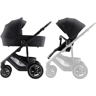 BRITAX RÖMER BRITAX-RÖMER Set kočárek Smile 5Z + hluboká korba Style - Carbon Black BRITAX RÖMER BRITAX-RÖMER Set kočárek Smile 5Z + hluboká korba Style - Carbon Black