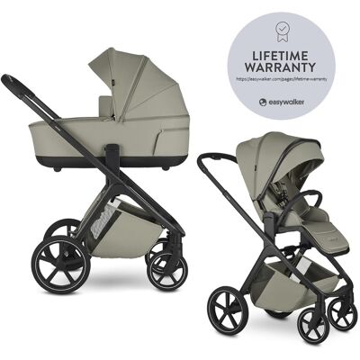 EASYWALKER Kočárek kombinovaný Zoey - Sage Green EASYWALKER Kočárek kombinovaný Zoey - Sage Green