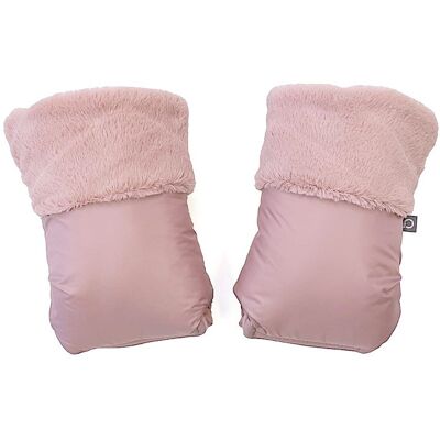 PINKIE rukavice na kočárek Fur Pink PINKIE rukavice na kočárek Fur Pink
