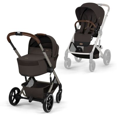 Cybex Balios S Lux + skládací korba 2026 - Chocolate Brown Cybex Balios S Lux + skládací korba 2026 - Chocolate Brown
